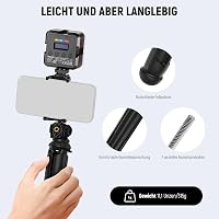 NEEWER Mini flexibilný statív na telefón s diaľkovým ovládaním, tripod na mobilný telefón 8