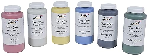 Miniatura 2 de Sax Esmaltes brillantes para uso escolar y artístico, colores surtidos, pintas de 16 onzas, juego de 6