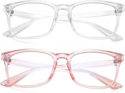 AZorb Paquete de 2 lentes de bloqueo de luz azul para niños, irrompibles para pantalla de computadora para niños y niñas, paquete de 2 (rosa disponible en Yaxa Colombia