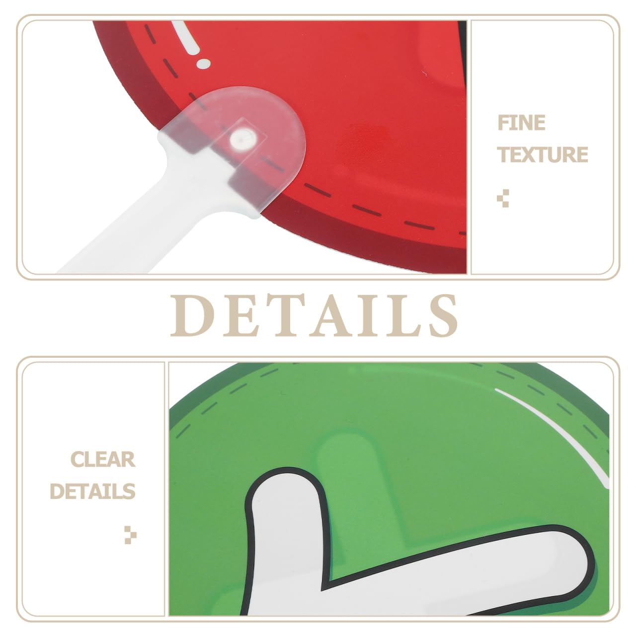 ABOOFAN Palettes de Vote Double Face pour Réponse Rapide en Classe – Panneaux d’Enseignement Portables 11 x 7 po en Plastique Résistant, Facile à Nettoyer & Interactif pour Engagement Élève