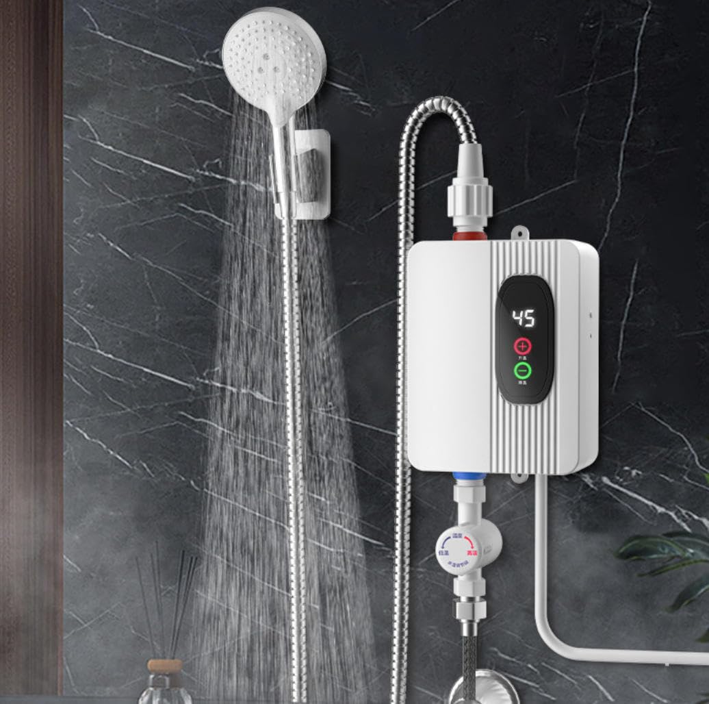 Photo 1 of Tankless Electric Water Heater Fast Heating 86-131? Thermostat Function Shower Kitchen Instant Heating Water Heater