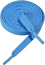 1/2 Pair Flat Trainers Shoe Laces for Sneakers, 8mm Wide Shoelaces, Premium Trainer Shoe String, Athletic Shoestrings, Replacements for Athletic Sport Shoelace