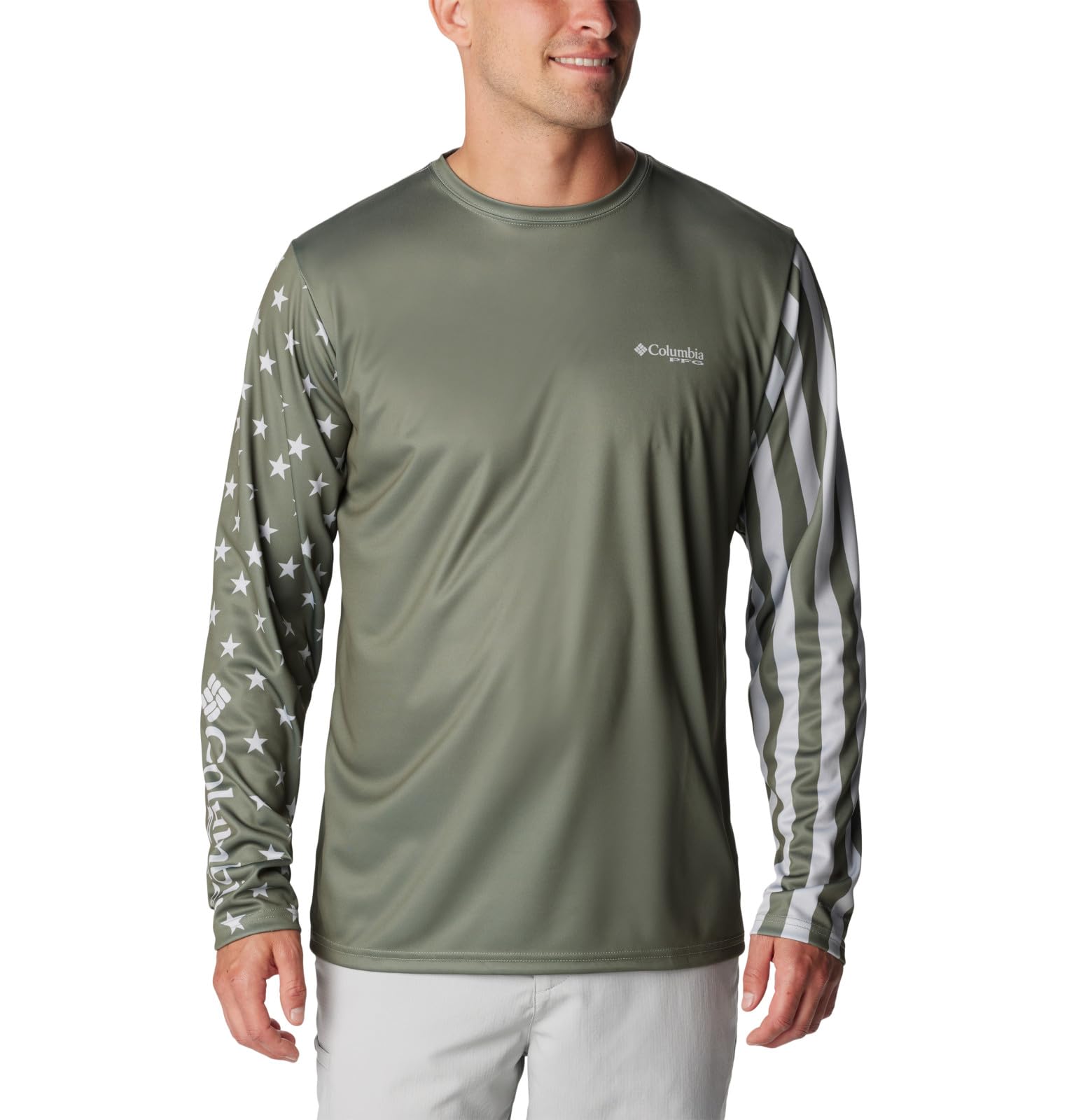 Columbia Men's Terminal Tackle PFG Americana Long Sleeve Terminal Tackle  PFG Americana Long Sleeve