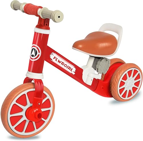 Flwrgirl Bicicleta de equilibrio de triciclo para niños pequeños, bicicleta de equilibrio 2 en 1, 2, 3, 4 años, triciclo para niños pequeños de 1 a