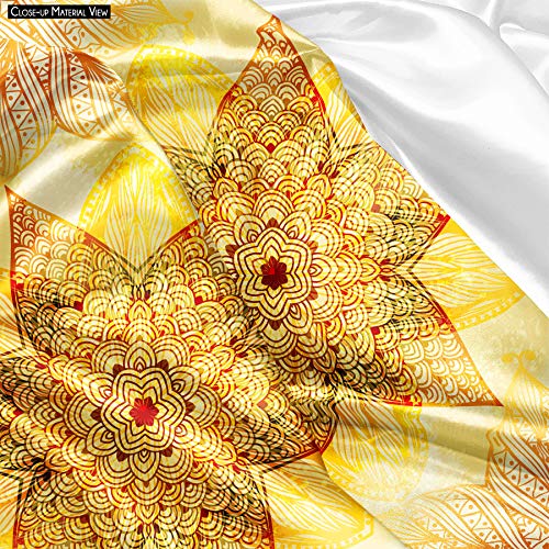 Image of ArtzFolio Ethnic Beige Ornament | Reusable Sack Bag | Bag for Gym, Storage, Vegetable & Travel