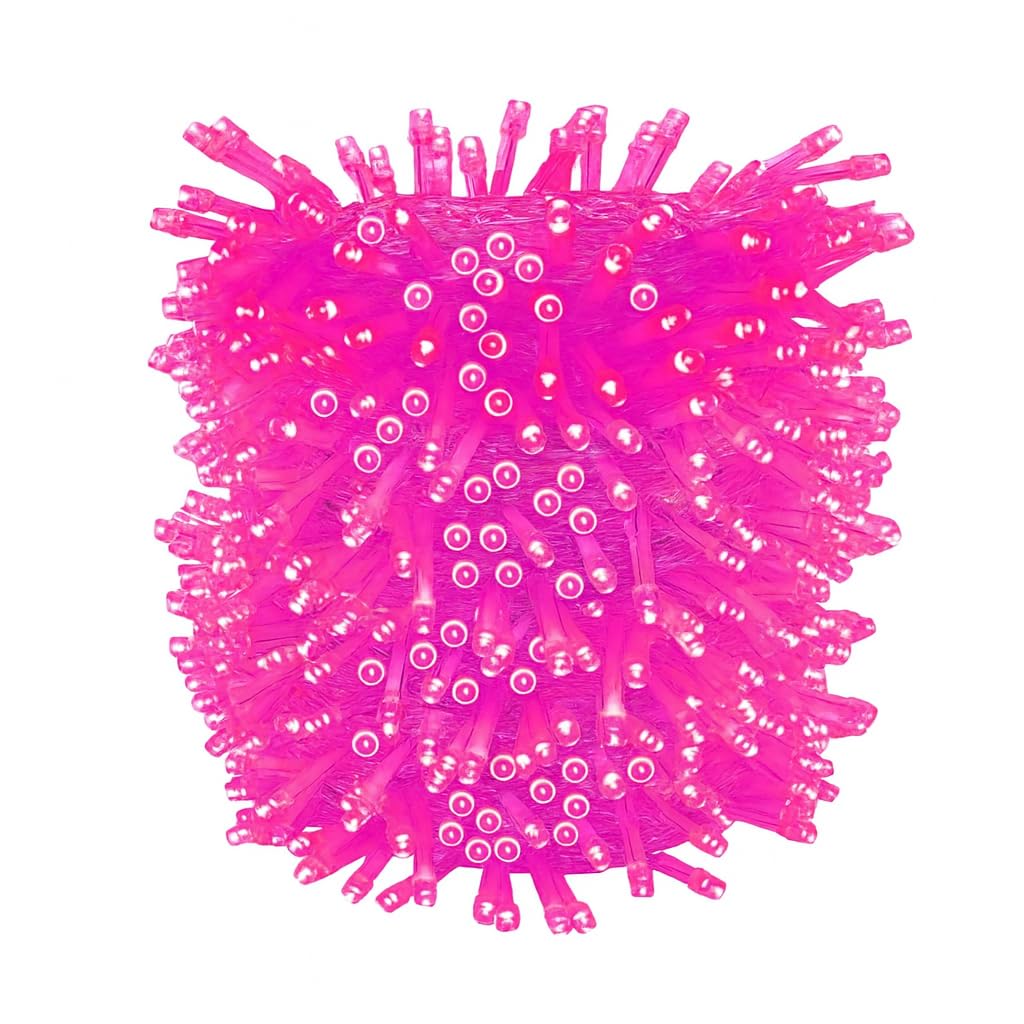 Gesto 20 Meter Led Serial String Lights – AC Plug Waterproof Copper Wire Pink Lights for Home Decoration | Fairy Light for Diwali Decoration,Lights for Balcony Outdoor,Christmas – (Pink | Pack of 1)