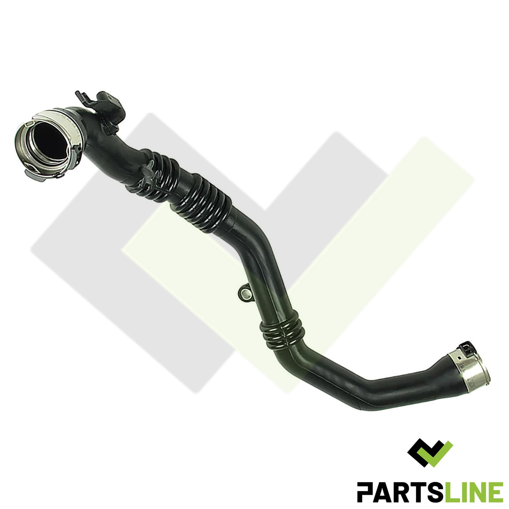 Partsline Durite d'air de turbocompresseur compatible avec Dokker, Duster, Lodgy, Logan II, Sandero II, Captur I, Clio IV 1.5 dCi - 144604599R 144608527R