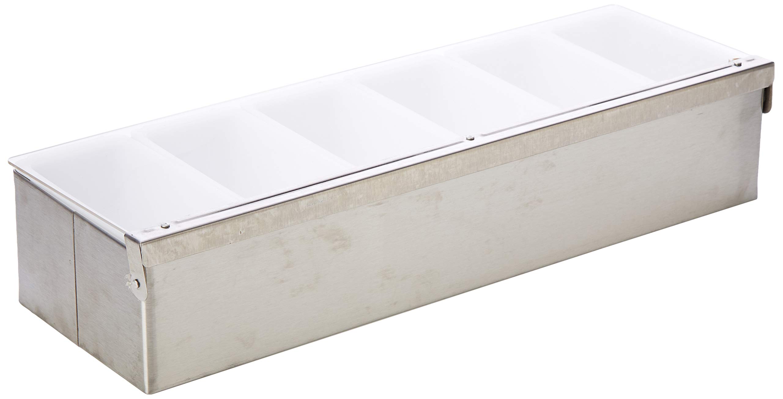 Utopia F91104 Condiment Holder, bar Accessori, 6 inserti, 44,5 cm 44.5 cm