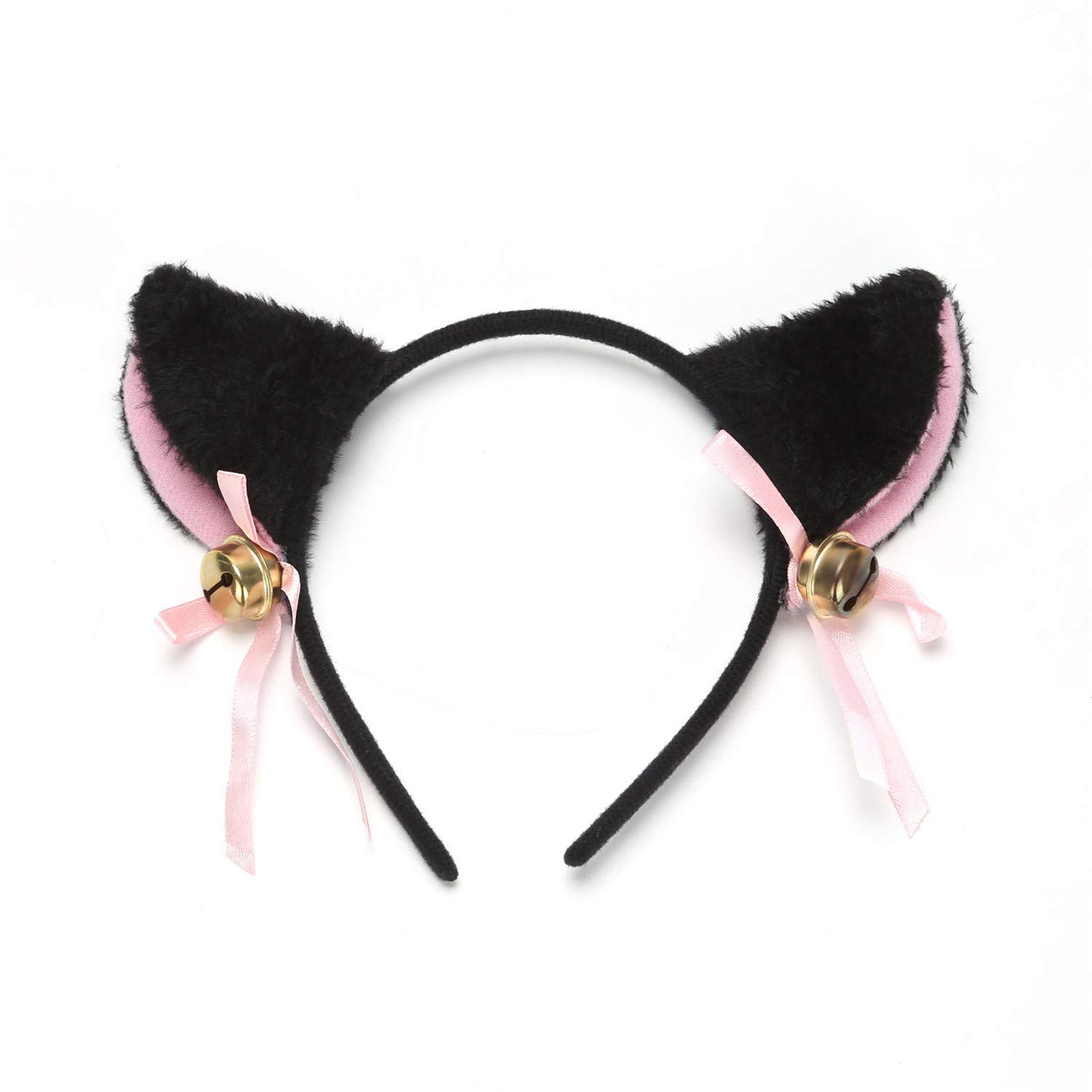 Faylay Cosplay Girl Plush Furry Cat Ears Headwear Accessory for Cam Girl Party