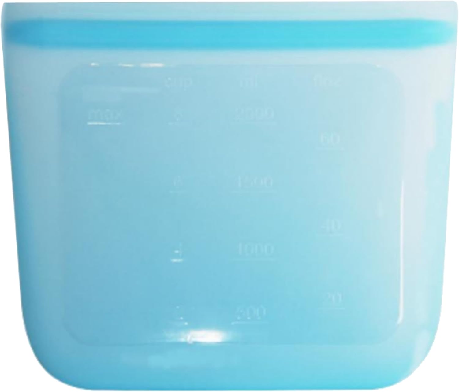 135oz. XXL Reusable Silicone Bag - 1 Gallon Freezer Bags for Food Storage, Meal Prep, Zero Waste, Kitchen Organization, Sous Vide, and Freezer Safe Containers (Extra Large, Blue) - Image 8