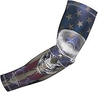 Vista 15 de Flag Compression Arm Sleeve - Perfect for Baseball Basketball Football - Youth & Adult Sizes