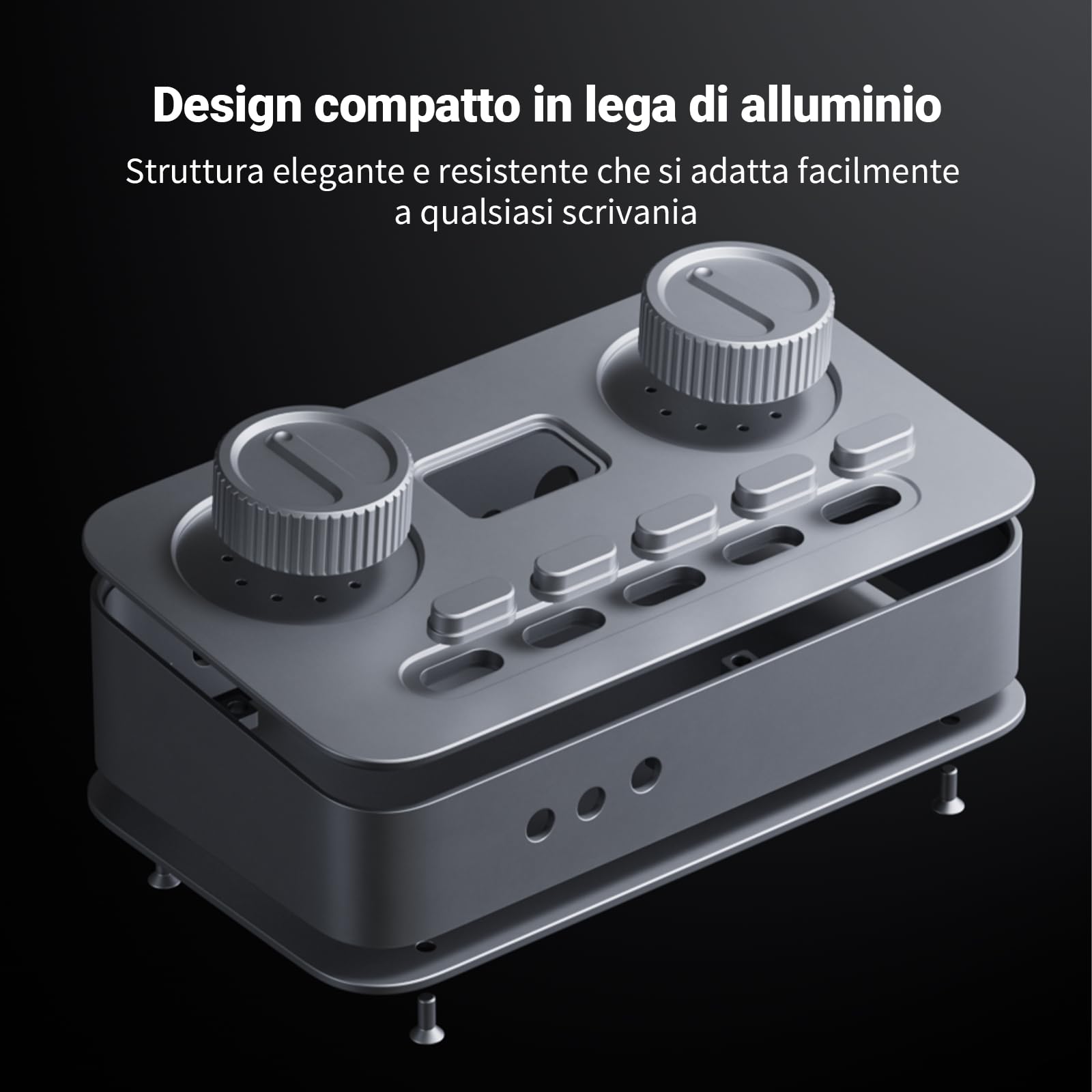 Fosi Audio K7 DAC Amplificatore Cuffie, USB C convertitore audio digitale/analogico per PC PS5, Ingresso Ottico/Coassiale/Bluetooth aptX HD LL/Microfono, Uscita Bilanciata/RCA da 3,5 mm/4,4 mm