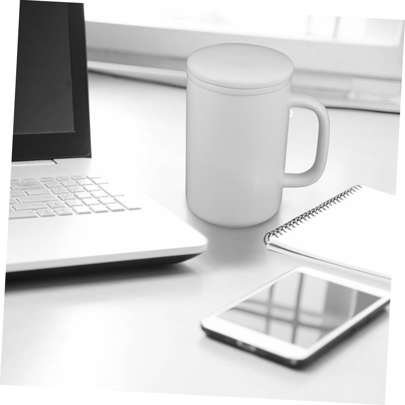 TOYANDONA Taza de con Filtro y Tapa para Infusión de Té Diseño Delicado para Oficina y Hogar Práctica y Elegante