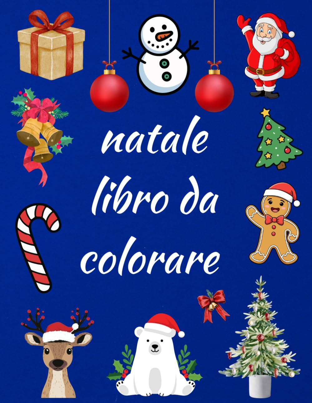 natale libro da colorare: Libro da Colorare di Natale - Album Creativo per Bambini - Regali di Natale per Bambini