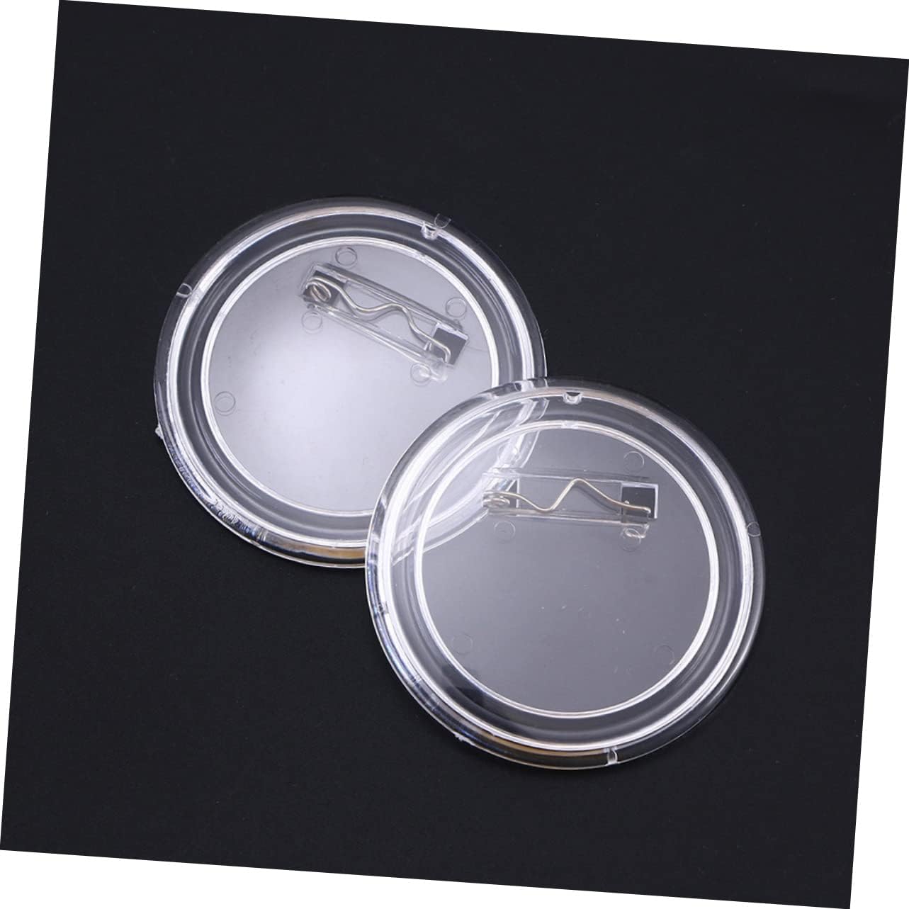 15pc Transparent Brooch Pin Badges for Clothes and Diy Crafts Button Badges for Handmade Projects for School and Party Decorations
