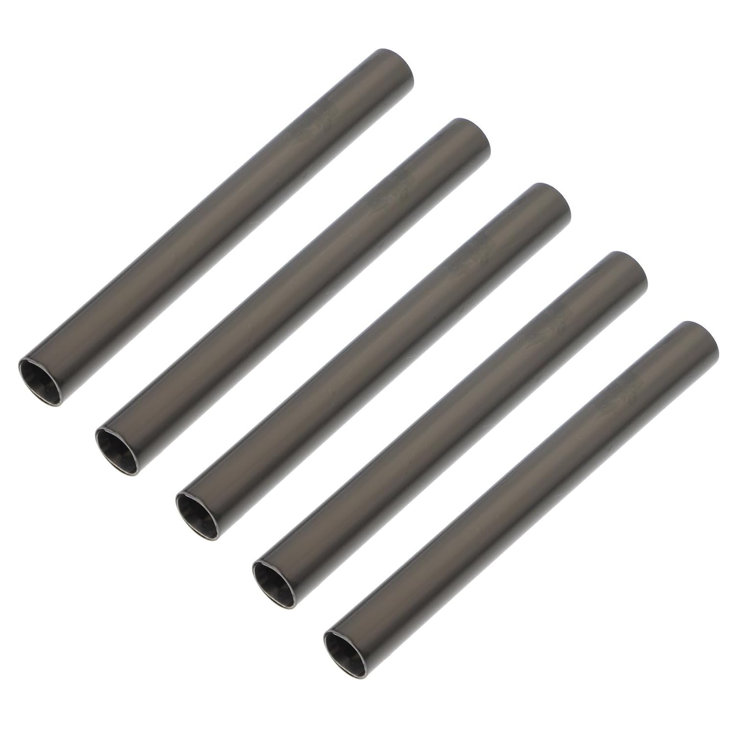 5pcs Nail Art Pen Caps Zinc Alloy Lightproof Covers for Brushes