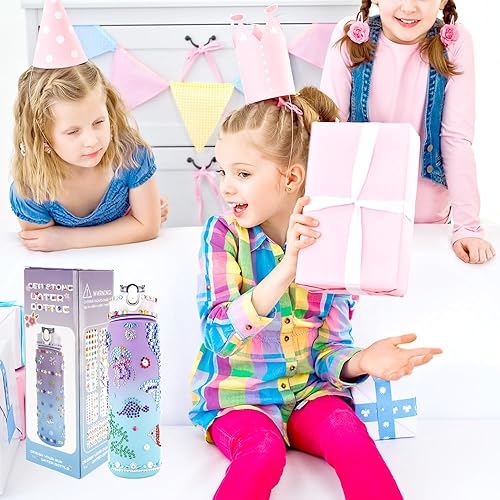 Miniatura 8 de Decora tus propios kits de botellas de agua para niñas, regalo de cumpleaños para niñas, regalos para niñas de 4 a 12 años, botella de agua para