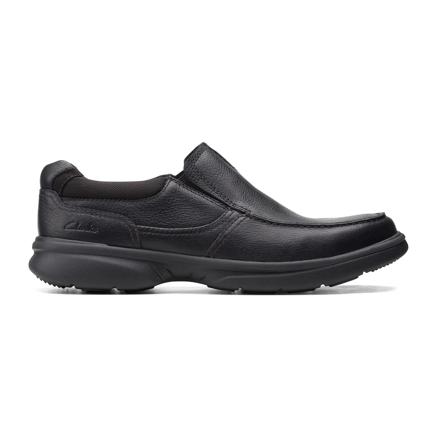 Clarks Men's Bradley Free Loafer, Blk Tumbled Lea, 10.5 UK