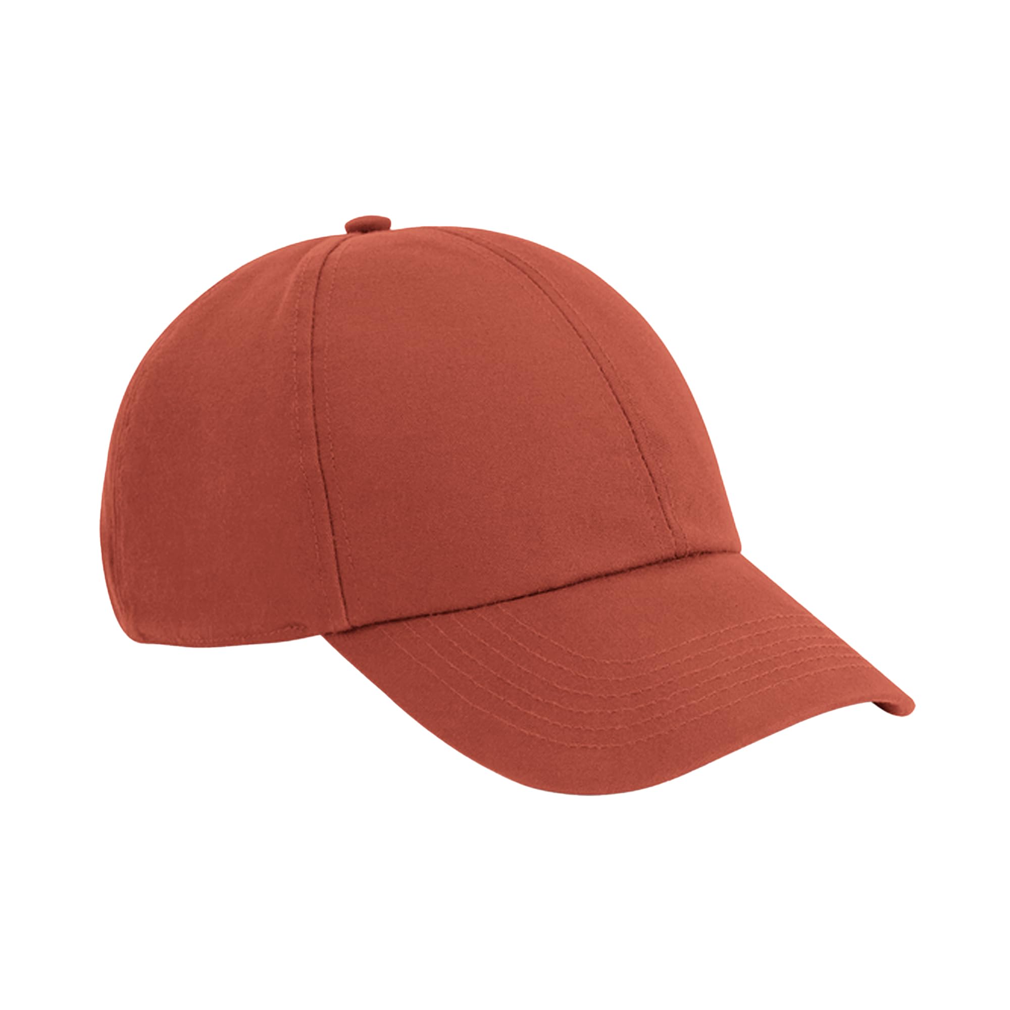 Beechfield® B54N Organic Cotton 6 Panel Cap - Terracotta