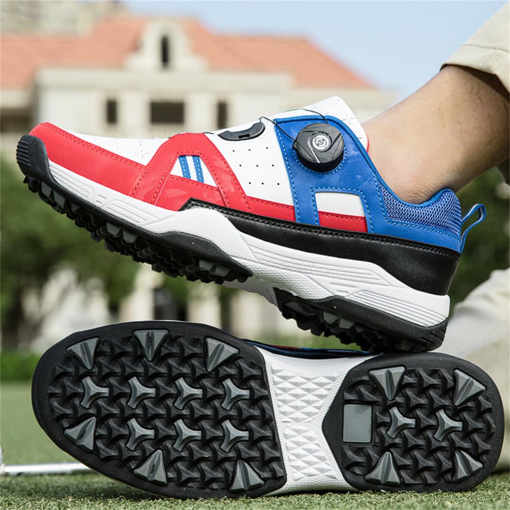 Zapatos de Golf para Hombre Calzado de Golf Ligero y Transpirable Moda Antideslizante Zapatillas Deportivas de Entrenamiento Casual