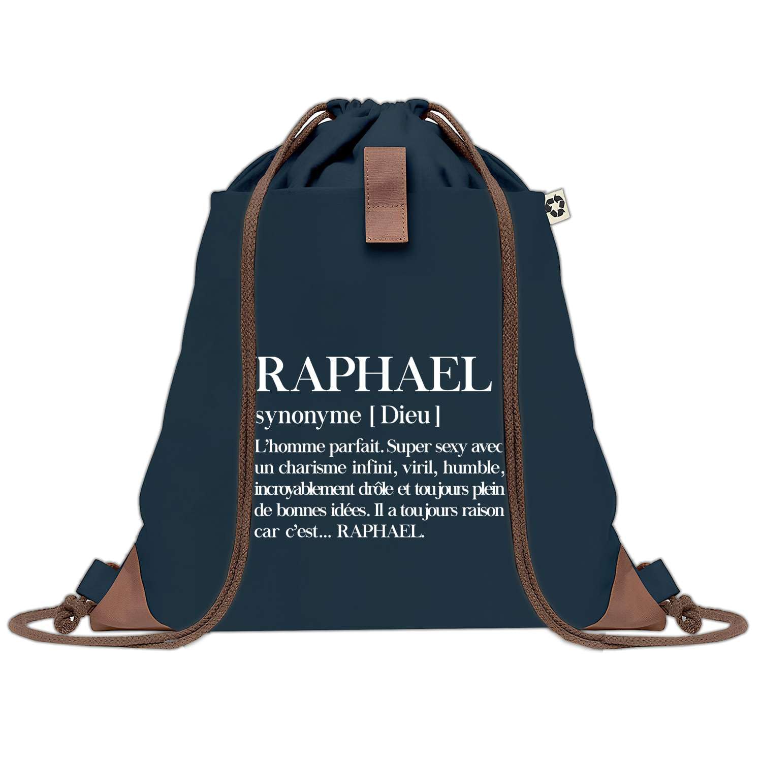 Idée cadeau original collègue sac à dos bleu Raphael Définition