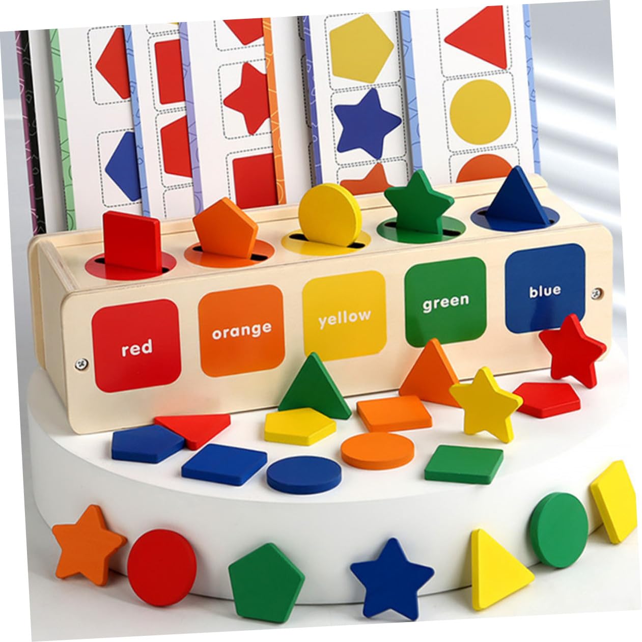 Caja Clasificadora de Formas de Madera Montessori 1 Juego