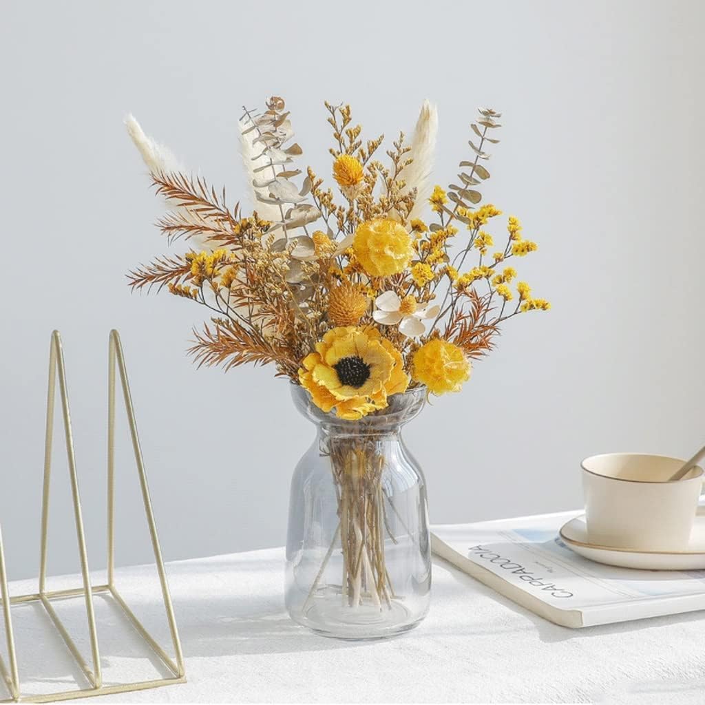 造花 フェイクフラワー 花瓶の造花 ドライフラワー ホームガーデン オフィス装飾 フラワーアレンジメント センターピース デコレーシ
