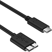 Vista 4 de CBUS Cable USB-C a USB 3.0 Micro-B de 3 pies, cable de disco duro portátil externo compatible con WD Elements, My Passport, My Book, Seagate Maxtor