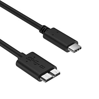CBUS 3.3ft USB-C to USB 3.0 Micro-B Camera Cable Compatible with Panasonic Lumix G9, Nikon D850, D5, D500, D810, D810A, Fujifilm X-H1, X-T2, GFX 50S, Canon EOS 5D Mark IV, 1D X Mark II Pentax K-3