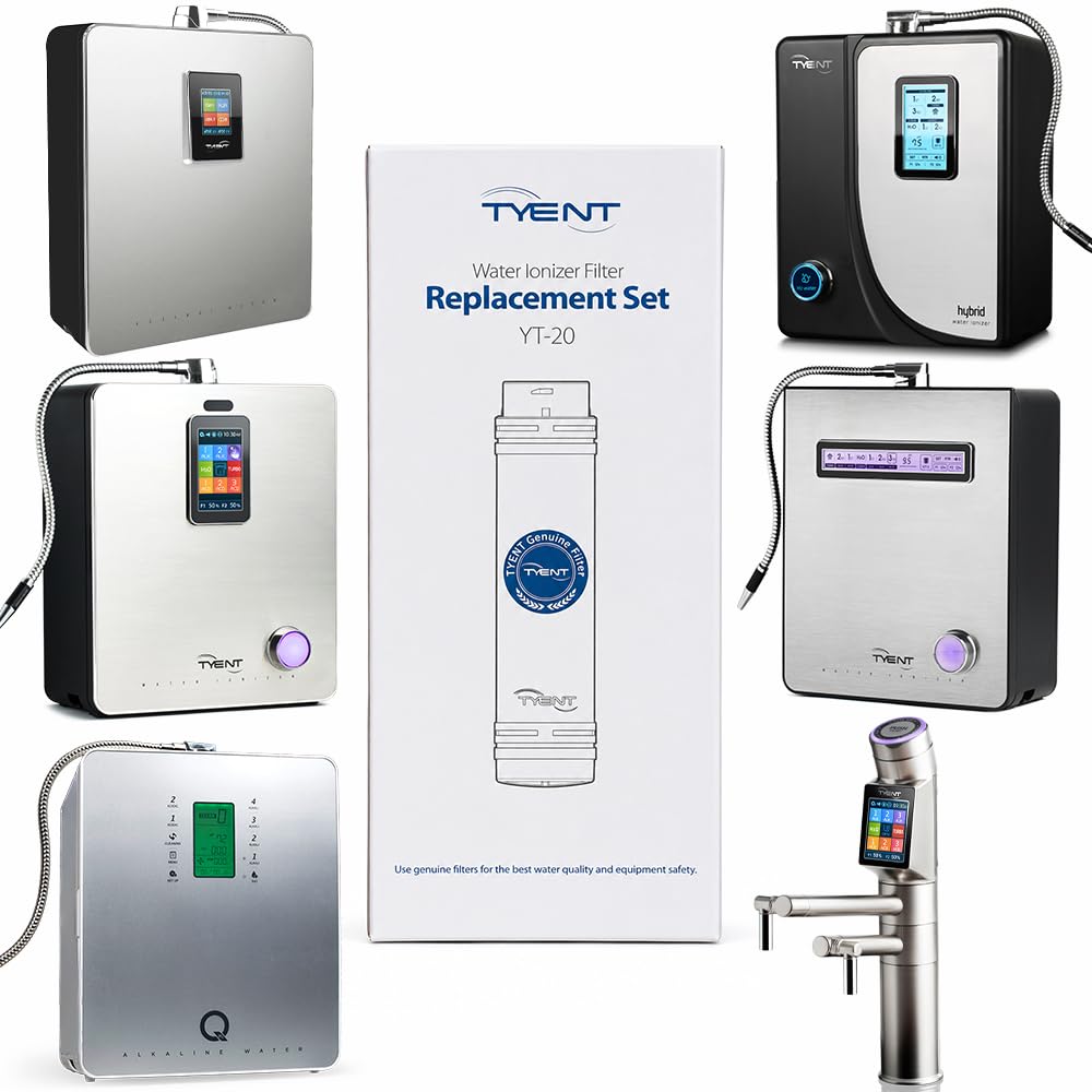tyent agua ionizador filtro conjuntos