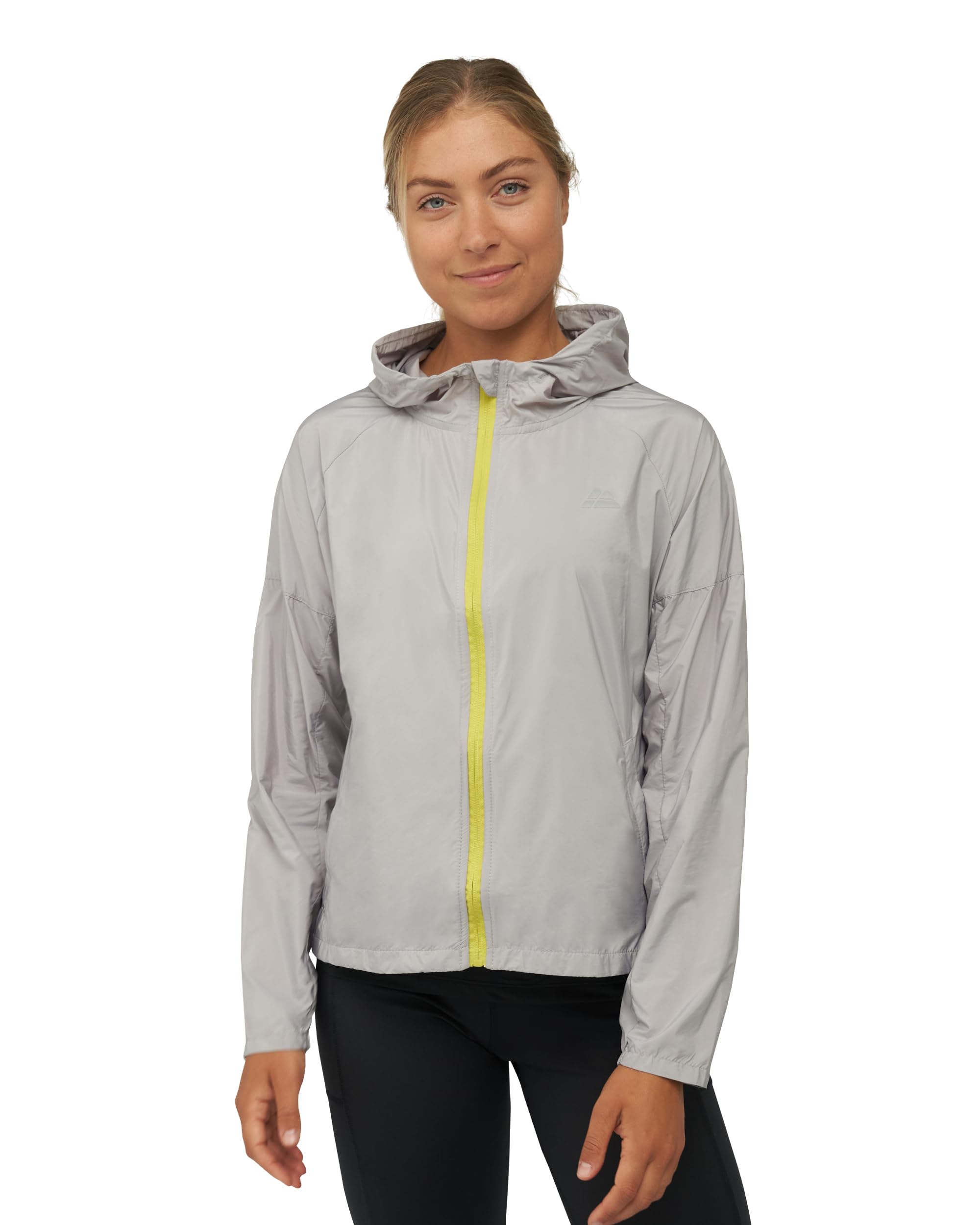 DANISH ENDURANCE Windbreaker Damen, Kapuze & Full Zip, Laufjacke aus recycelten Materialien, Atmungsaktive Sportjacke, Windjacke, Winddicht & Ultraleicht
