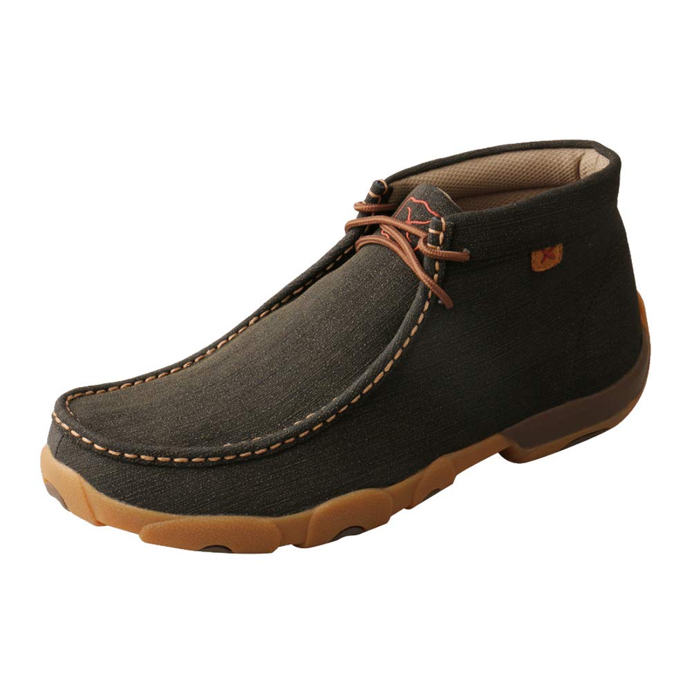 Twisted X Ankle High Men's Chukka Leather Driving Mocs