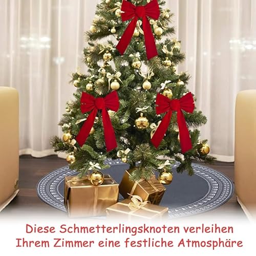 BTOPB Geschenkschleife Groß (23x27cm) – Keine Montage – Deko für Geschenke, Kranz, Tür & Party