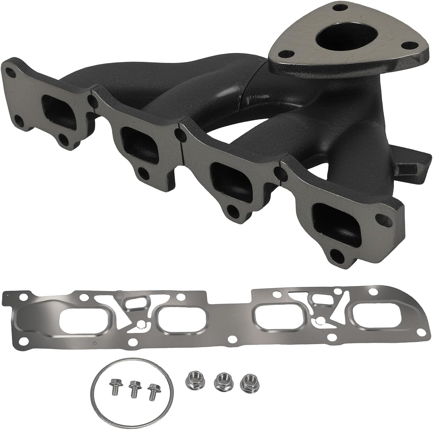 maXpeedingrods Engine Exhaust Manifold with Gasket Kit for Chevrolet Captiva Sport 2013-2015 Equinox 2013-2014, for GMC Terrain 2013-2014, 2.4L L4 Engine, 674-561 12633603 12672961