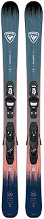 Rossignol Rallybird JR Kids Downhill Skis with Bindings - Beginner Junior Alpine Skis for Easy Learning
