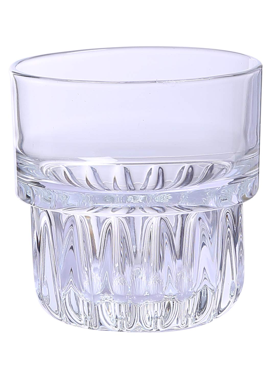 Amazon Brand - Solimo Whisky Glass Set (6 pieces, 266ml) Water & Juice Glasses