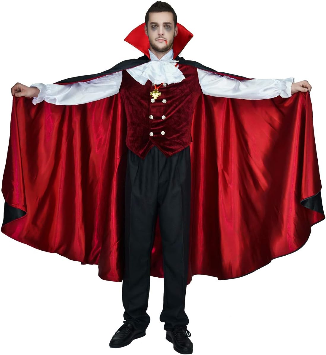 flatwhite KalcyKizz Men's Halloween Gothic Vampire Costumes