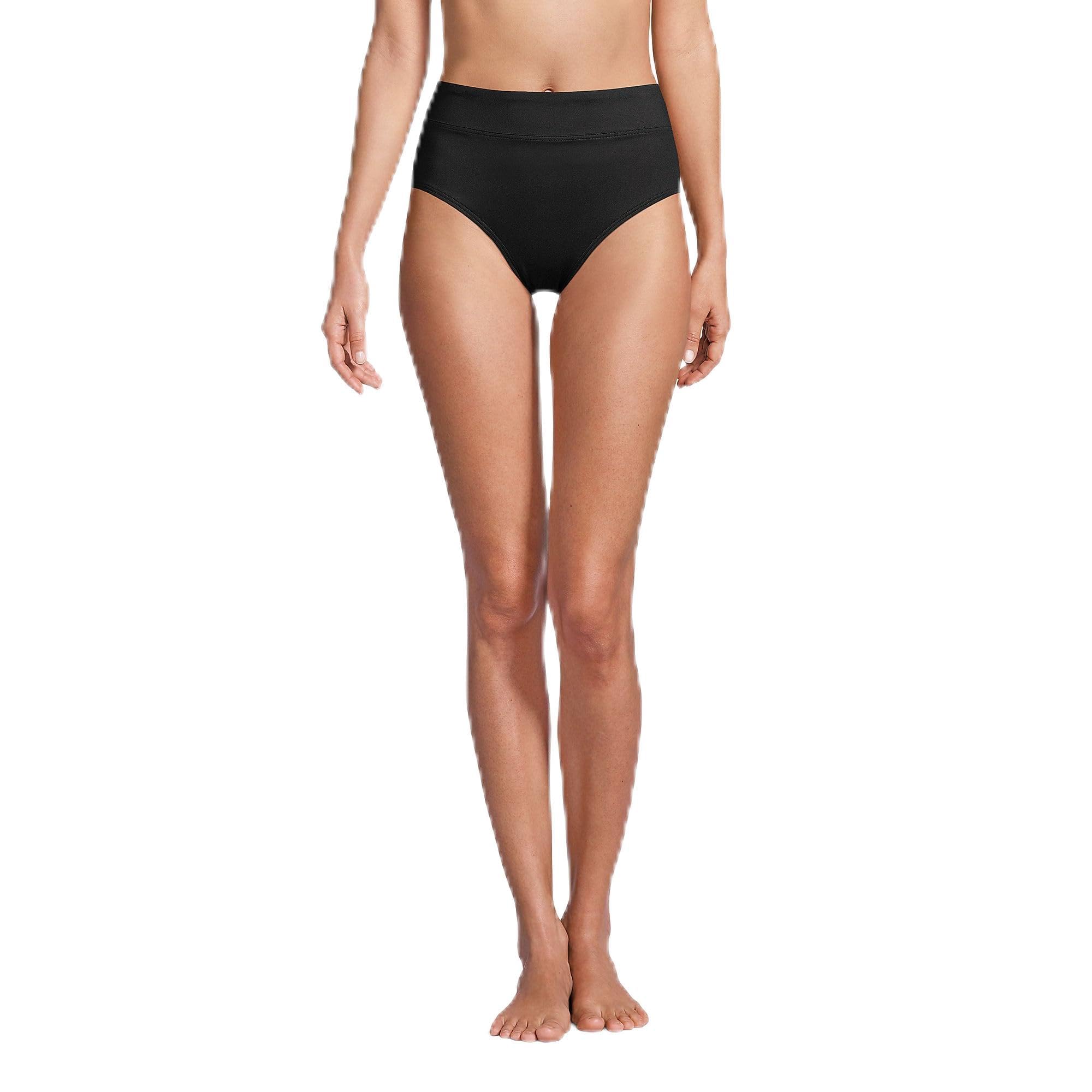 Lands' End Women's High Waisted Bikini Bottoms