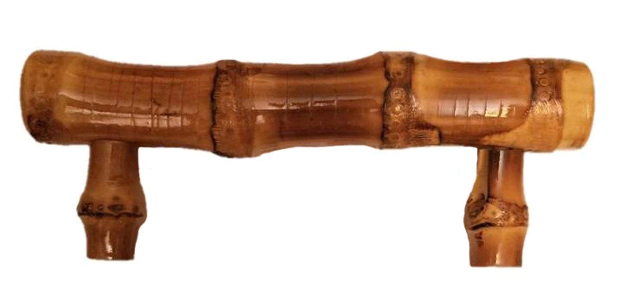 DWB Real Bamboo Wood Bath/Kitchen Cabinet/Drawer Pull/Knob Large HD