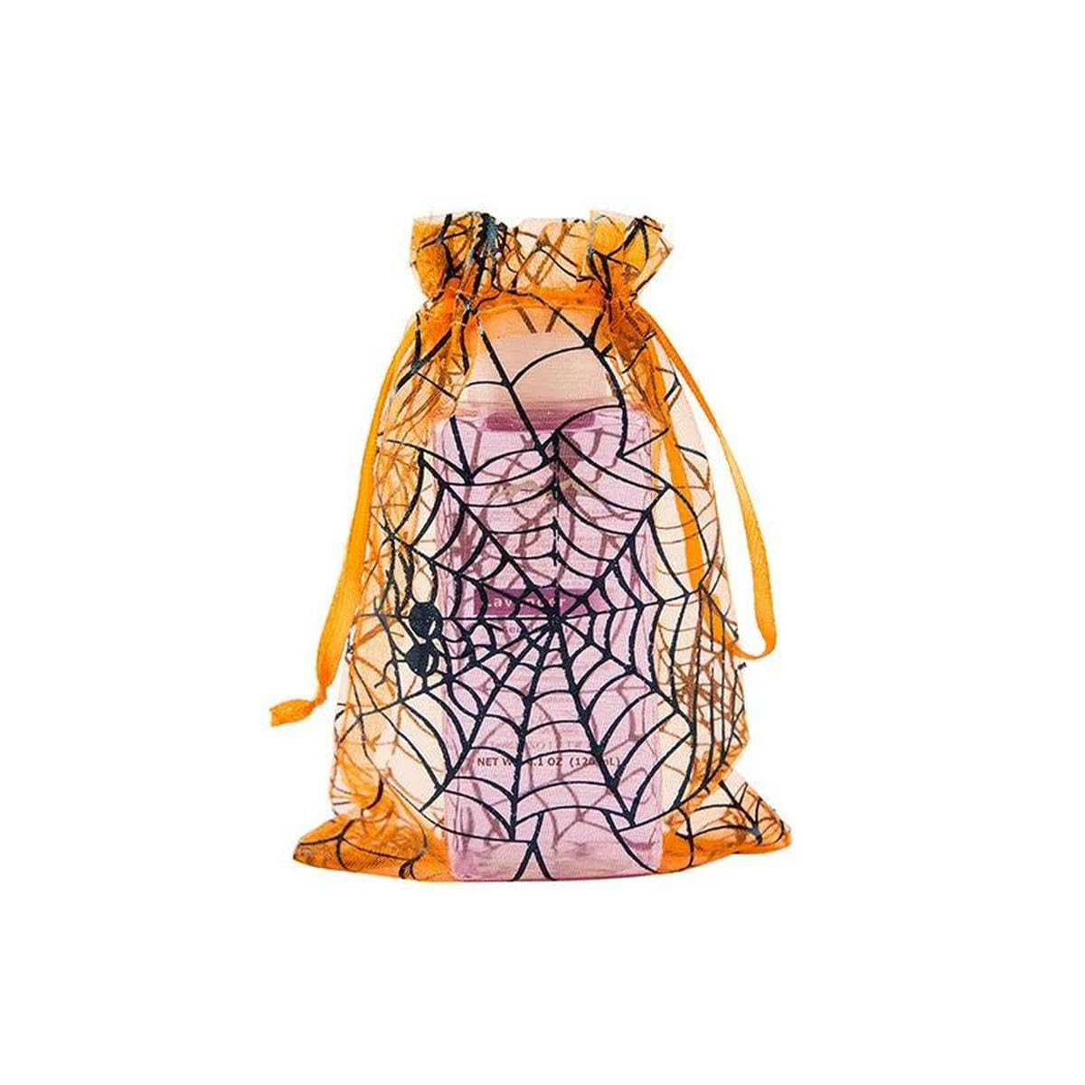 worek na cukierki ze sznurkiem, 50 sztuk/partia 10x12 cm 10x15 Organza Torby Bożonarodzeniowe Cukierki Gaza Halloween Woreczki ze sznurkiem rzemieślnicze Mogą Być Dostosowane