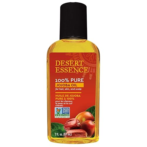 Aceite esencial de jojoba Dessert Essence 4onzas líquidas paquete de 2 2