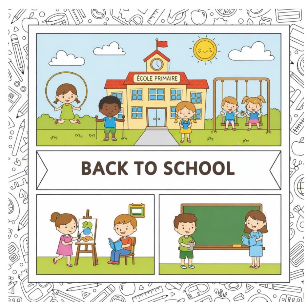 Back to school !: School bags, pencils, friends and good cheer for a joyful and creative start to the school year