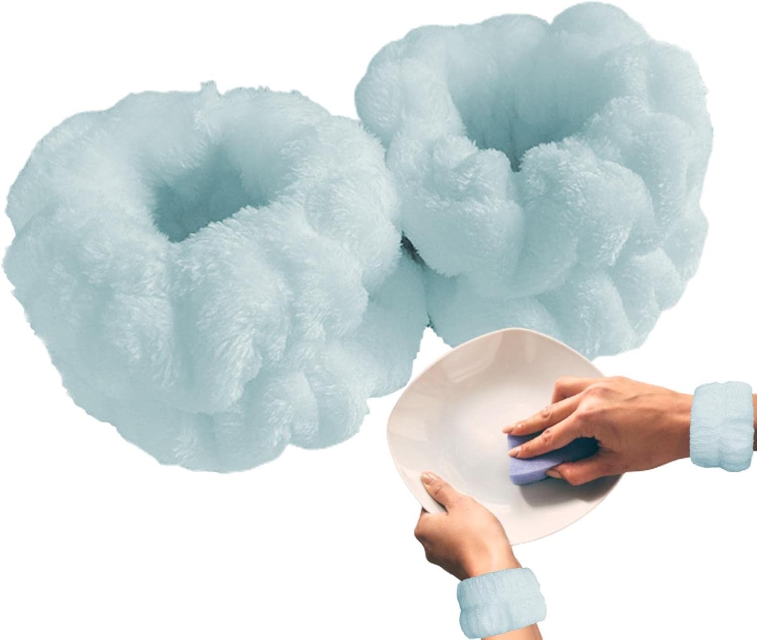 Face Wash Wristband, Microfiber Reusable Face Wash Wristbands