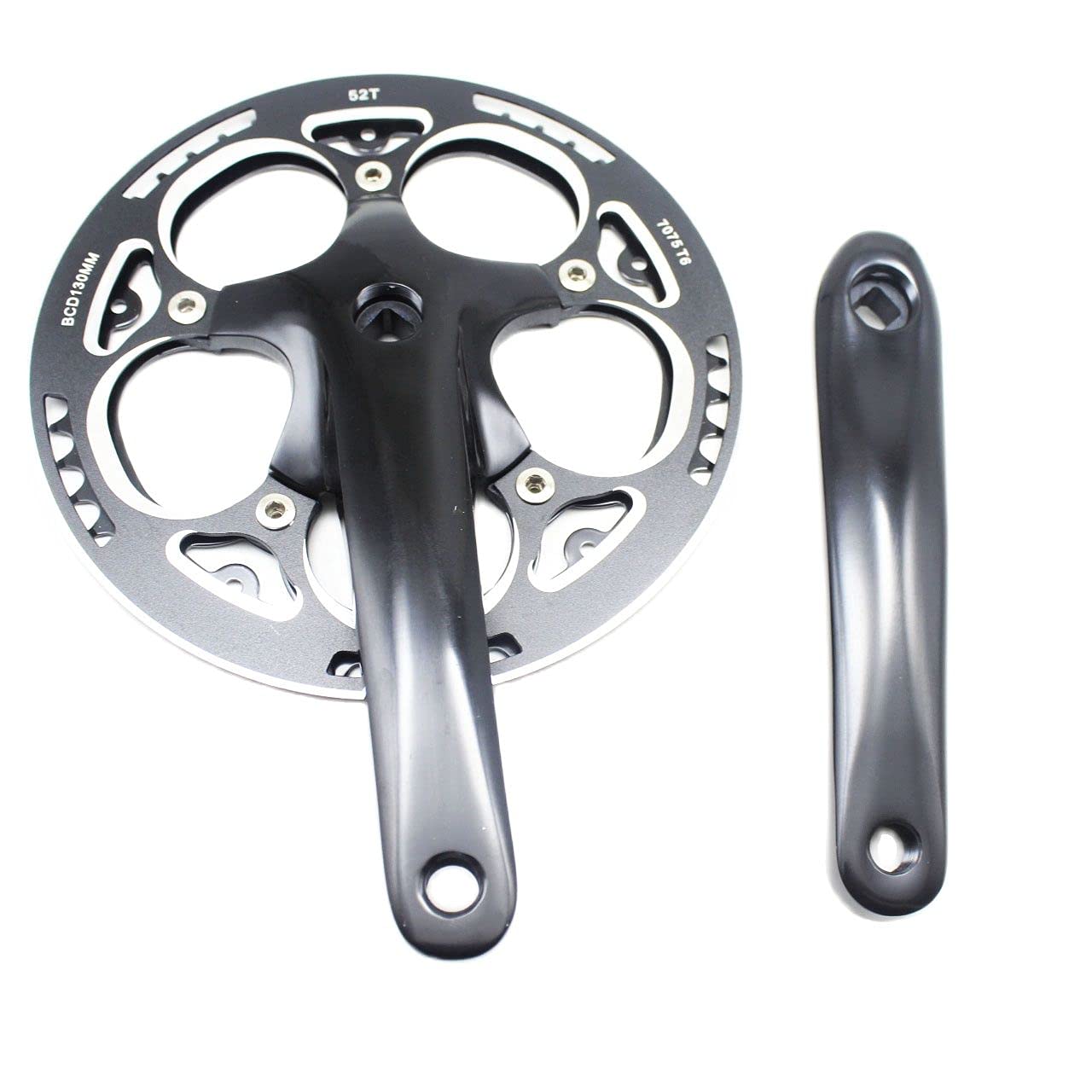 Pédalier Cyclo Derwis Pour Vélo De Course Ancien - 170mm 45x52 Dents - Acier