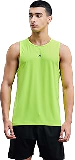 Boldfit Men's Polyester Regular Fit Vest - Multipurpose Sando for Gym, Running, Outdoor - Sleeveless Undershirt, Round Nec...