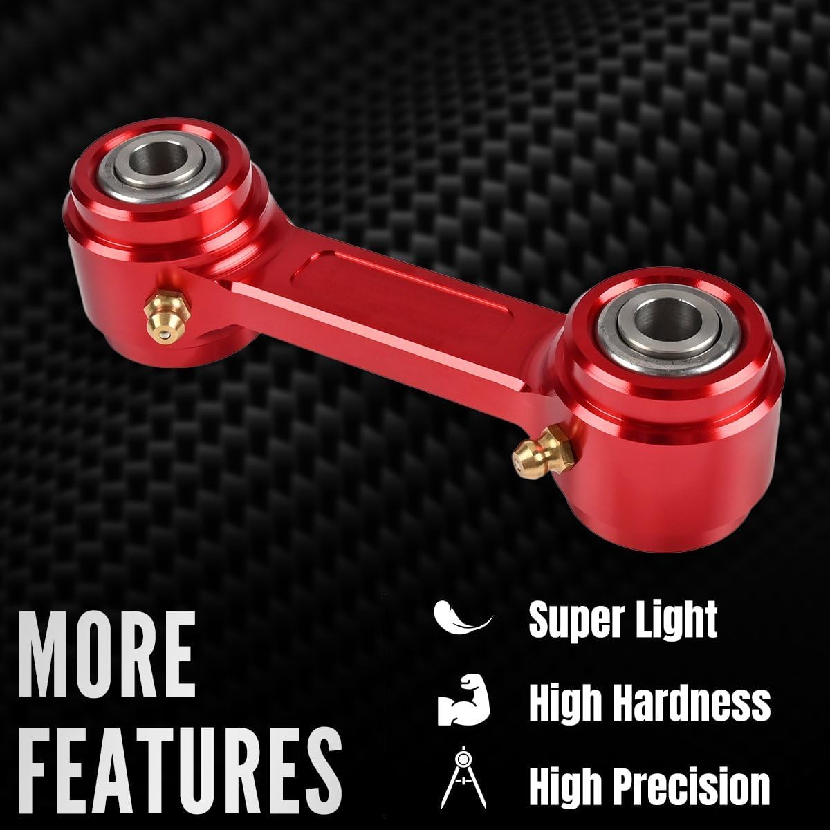 Rear Suspension Lowering Link,Billet Aluminum Motorcycle Off-road Bike Lowers Rear Suspension Drop Link Kit for Honda XR650L 1993-2024 for XR600R 1985-2024 (RED)