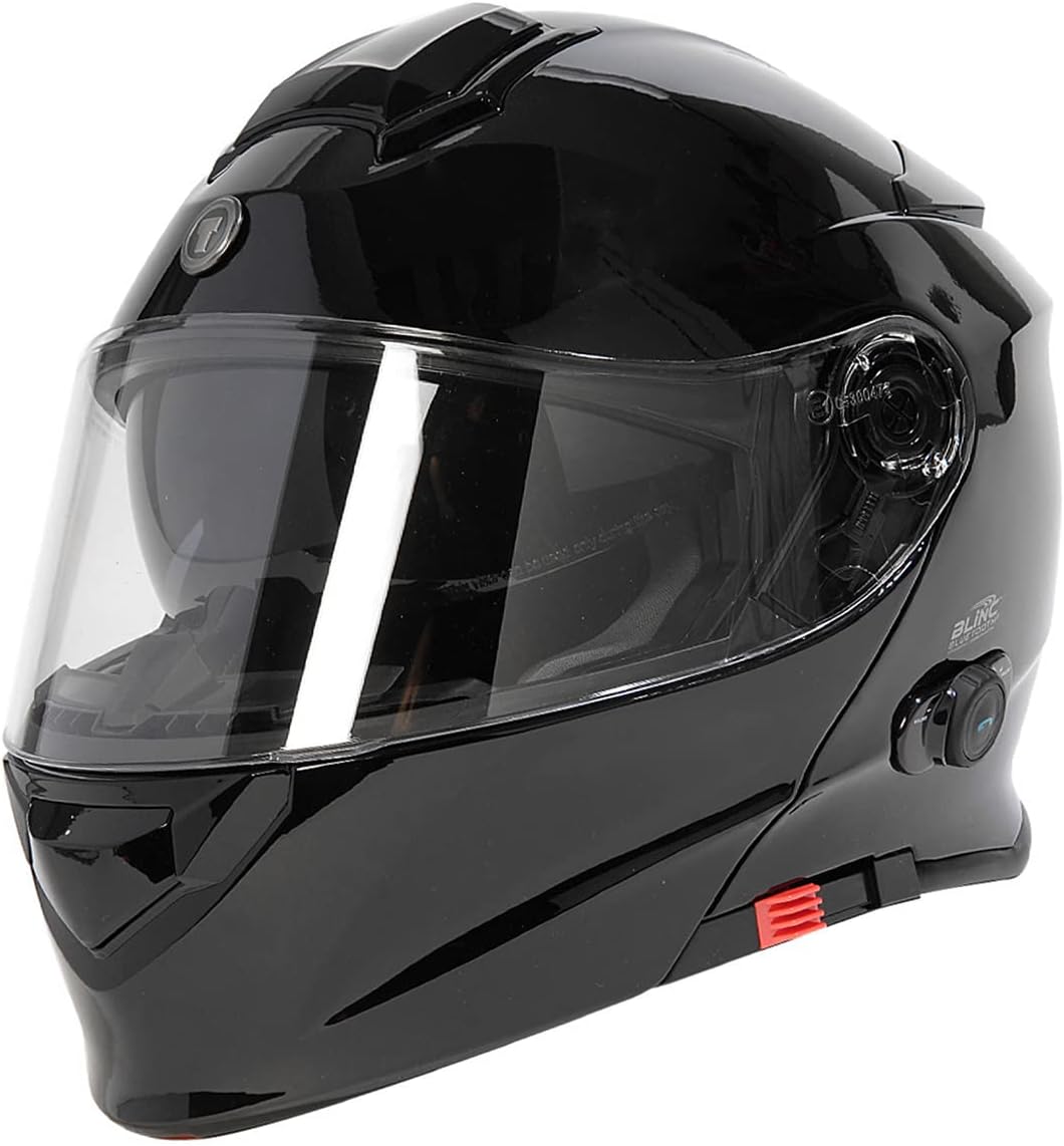 T28B Blinc Wireless Integrated Modular Full Face Motorcycle Helmet