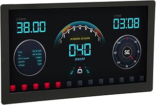 Monitor Portátil, Tela Sensível Ao Toque Capacitiva de Ponto QLED de 7 Polegadas 1024 × 600 Fina 170 Graus Tela Sensível Ao Toque Integrada Com ângulo Visível, 60 Hz Com Interface FPC de 40 Pinos e