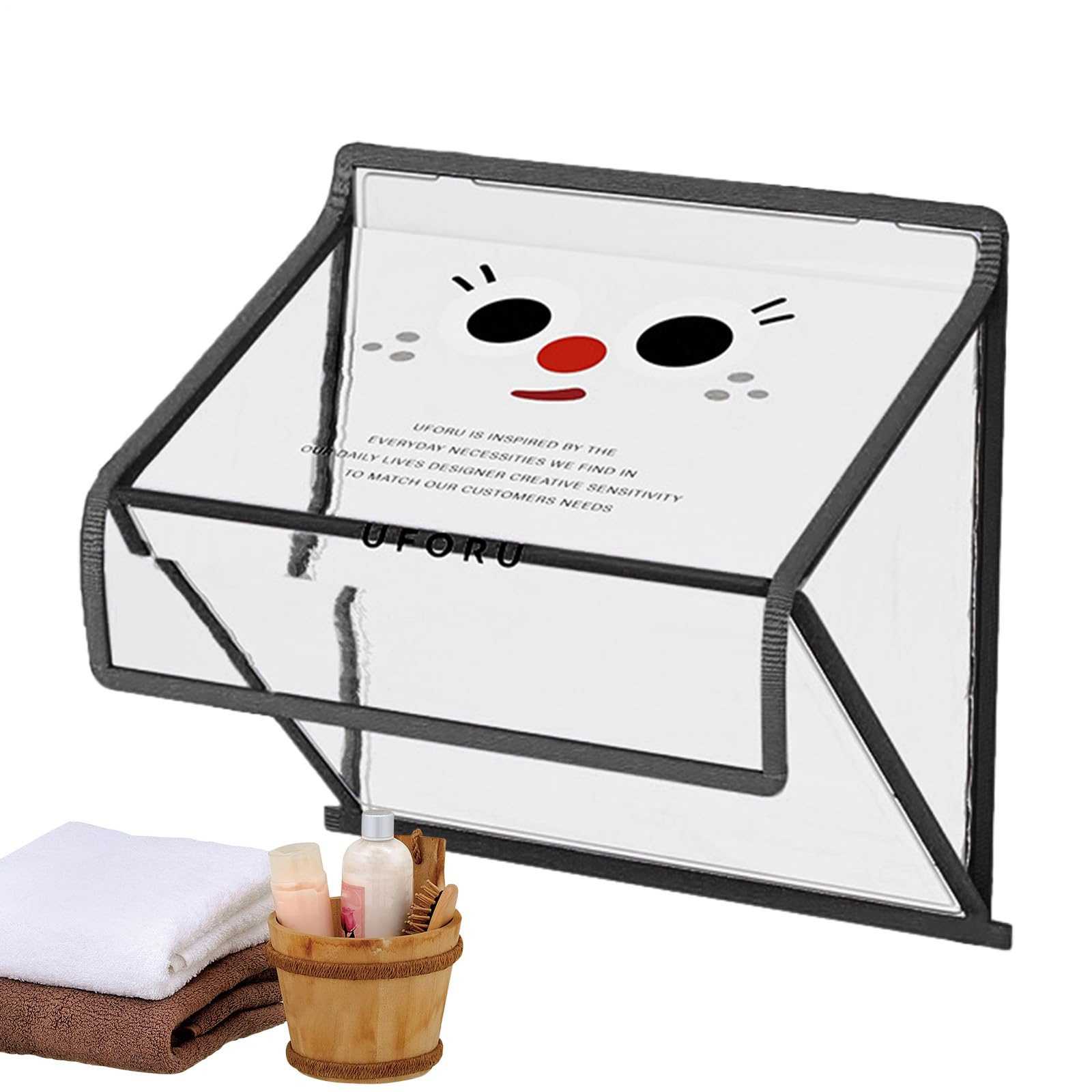 Organisateur de stockage mural imperméable grand format pour garde-robe