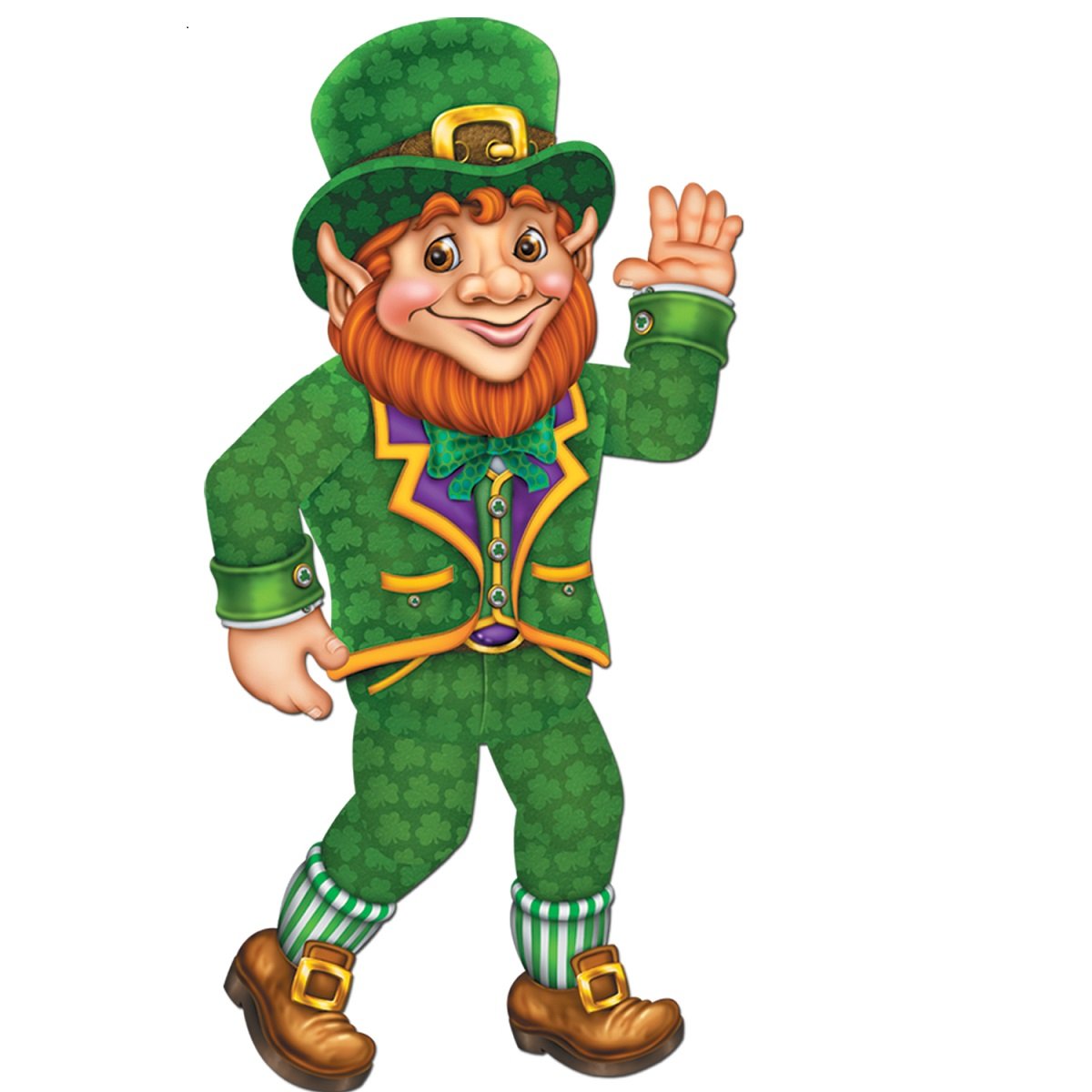 Click to get Club Pack of 12 St Patrick39s Day Jointed Lepre